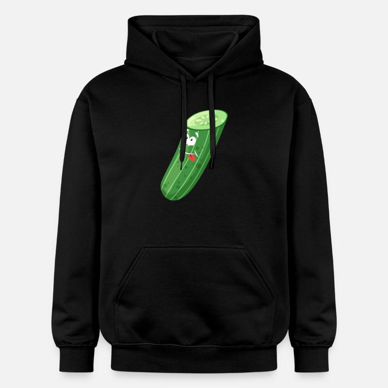 Concombre drôle - Sweat à capuche Softstyle® Gildan Unisexe - noir