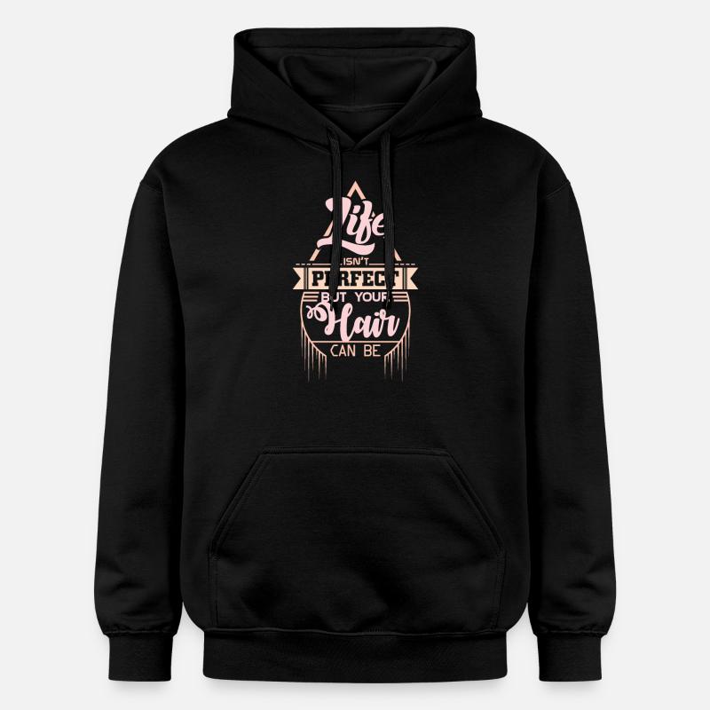 Friseur Spruch - Gildan Unisex Softstyle® Midweight Hoodie - Schwarz