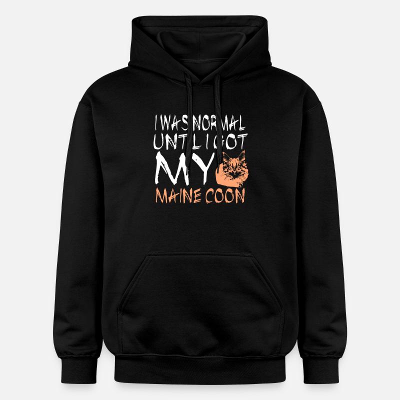 Maine coon - Sweat à capuche Softstyle® Gildan Unisexe - noir