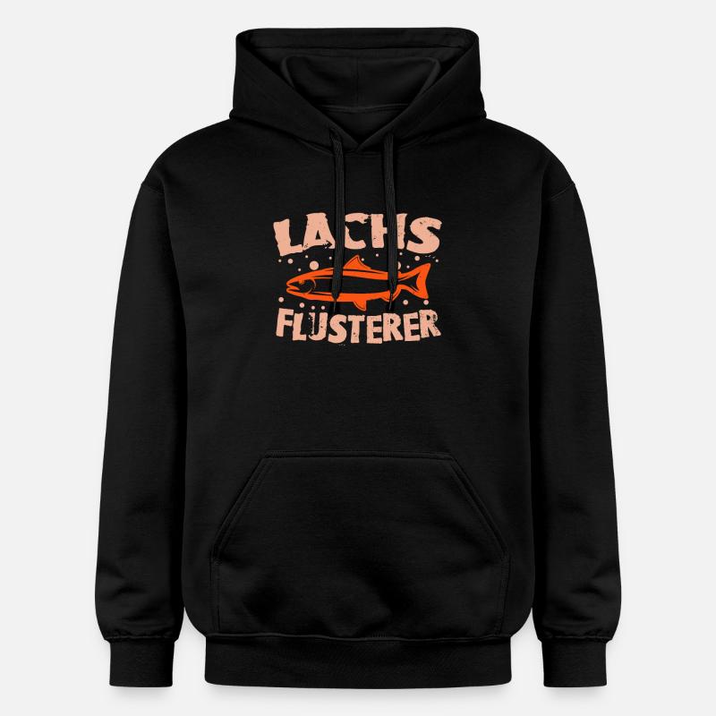 Le saumon murmure - Sweat à capuche Softstyle® Gildan Unisexe - noir