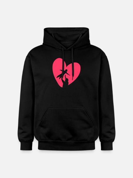 Dad and son - Gildan Unisex Softstyle® Midweight Hoodie - black