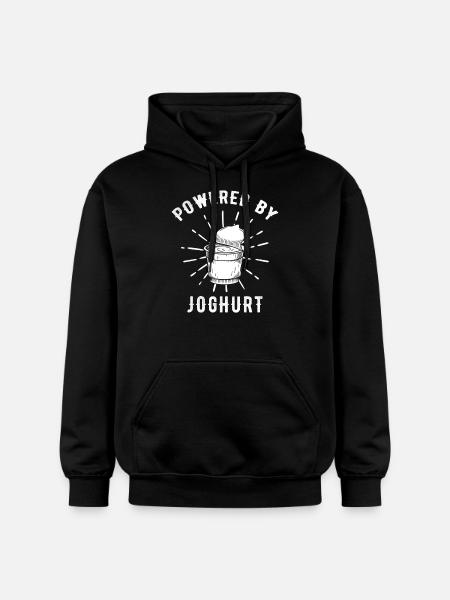 Yogurt saying funny - Gildan Unisex Softstyle® Midweight Hoodie - black