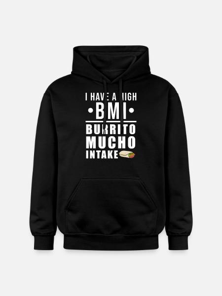 burrito - Gildan Unisex Softstyle® Midweight Hoodie - black