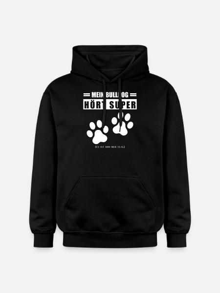 Bulldog - Gildan Unisex Softstyle® Midweight Hoodie - Schwarz