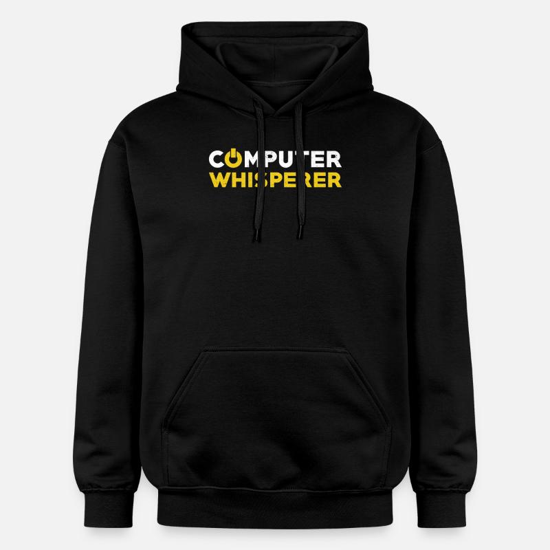 Informatiker Geschenk Computer - Gildan Unisex Softstyle® Midweight Hoodie - Schwarz