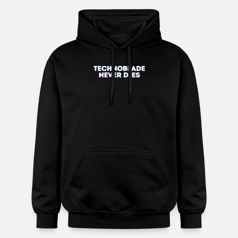 Technoblade ne meurt jamais - Sweat à capuche Softstyle® Gildan Unisexe - noir