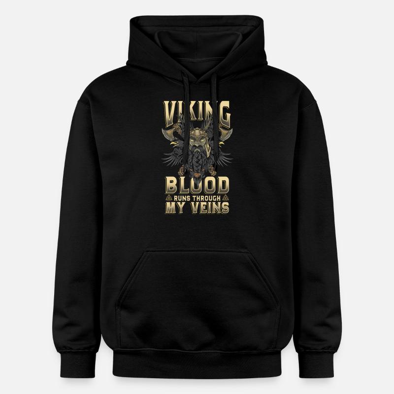 Vikings - Sweat à capuche Softstyle® Gildan Unisexe - noir