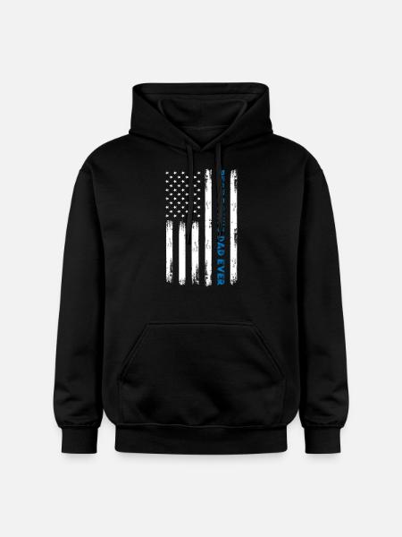 Bonus dad - Gildan Unisex Softstyle® Midweight Hoodie - black