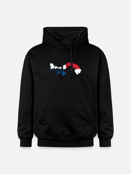 Panama Flag - Gildan Unisex Softstyle® Midweight Hoodie - black