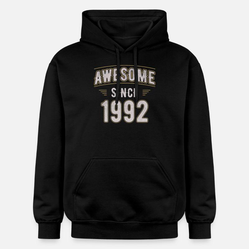 Awsome since 1992 Naissance - Sweat à capuche Softstyle® Gildan Unisexe - noir