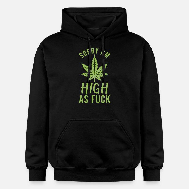 Cannabis - Sweat à capuche Softstyle® Gildan Unisexe - noir