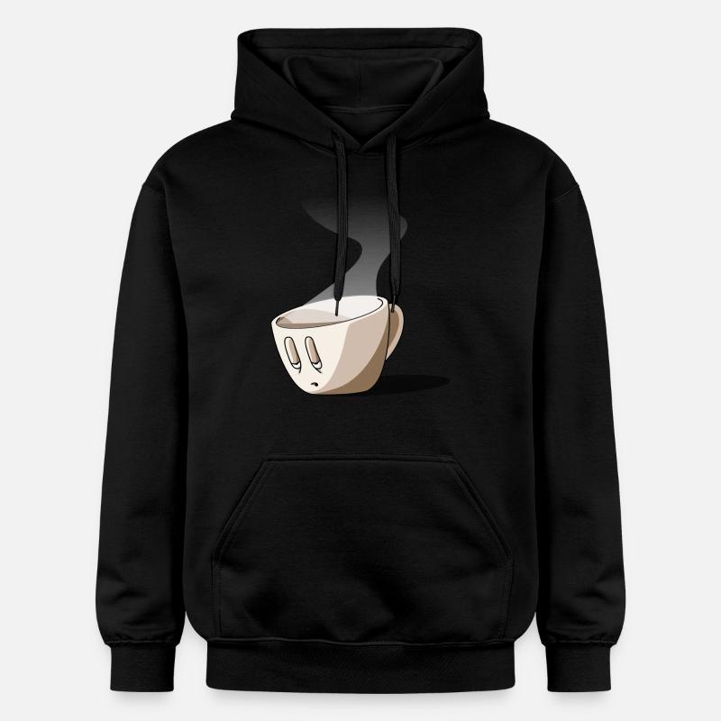 Coffee... - Sweat à capuche Softstyle® Gildan Unisexe - noir