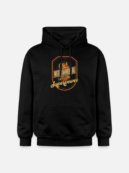 Metalworker Metalworking - Gildan Unisex Softstyle® Midweight Hoodie - black