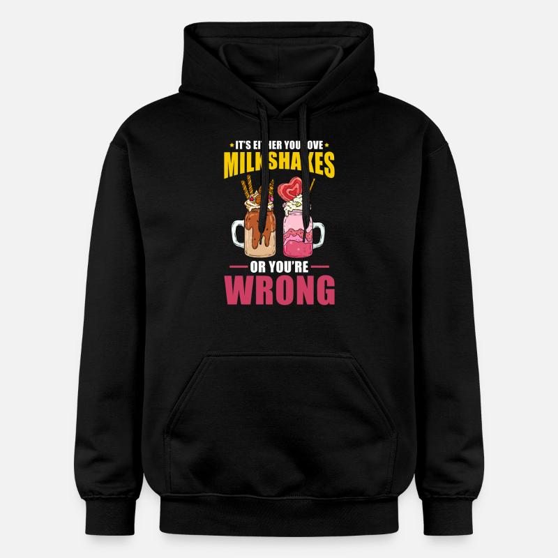 Milk-shake - Sweat à capuche Softstyle® Gildan Unisexe - noir