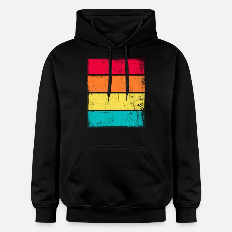 Sunset Grunge Arrière-plan - Sweat à capuche Softstyle® Gildan Unisexe - noir