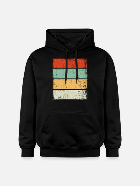 Retro Background Sunset Grunge - Gildan Unisex Softstyle® Midweight Hoodie - black