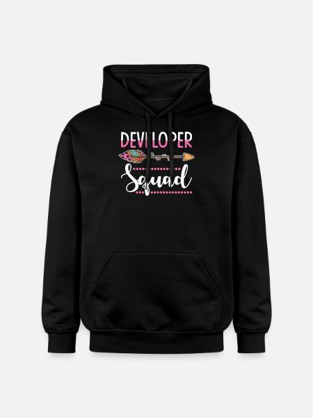 Developer Women Team - Gildan Unisex Softstyle® Midweight Hoodie - black