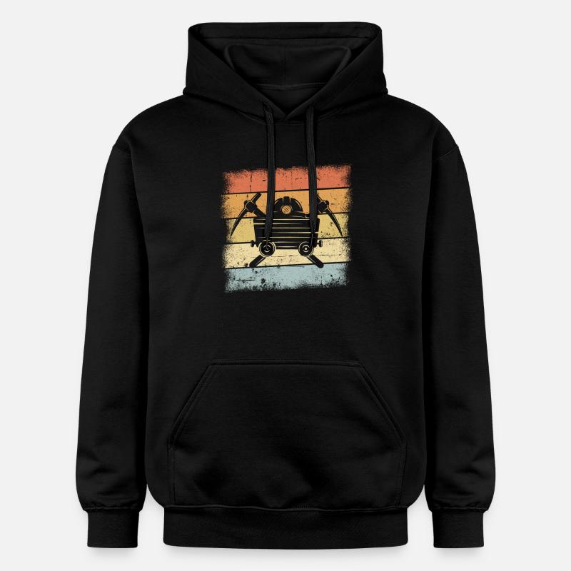 Minier - Sweat à capuche Softstyle® Gildan Unisexe - noir