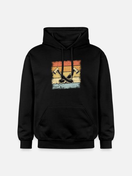 Lumberjack Gifts - Gildan Unisex Softstyle® Midweight Hoodie - black