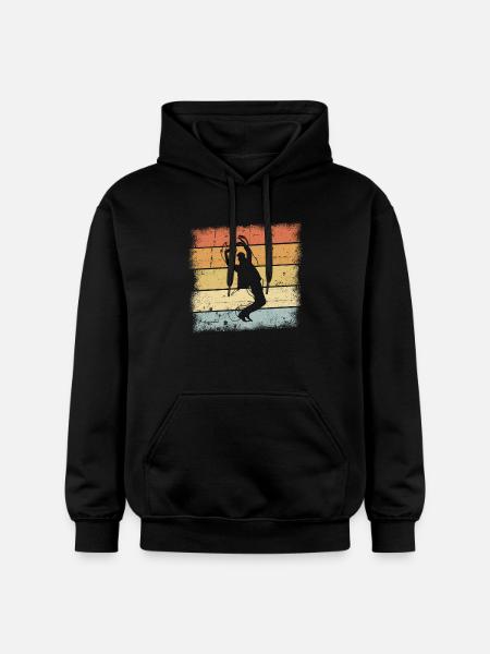 Dancing Sunset - Gildan Unisex Softstyle® Midweight Hoodie - black