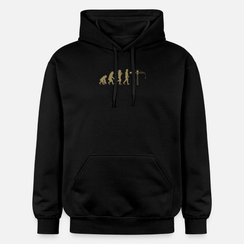 Kranführer Evolution - Gildan Unisex Softstyle® Midweight Hoodie - Schwarz