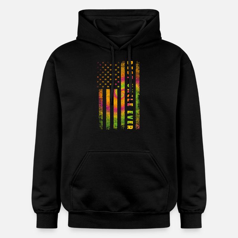Bester Onkel - Gildan Unisex Softstyle® Midweight Hoodie - Schwarz