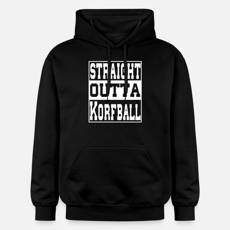 Korfball dit drôle - Sweat à capuche Softstyle® Gildan Unisexe - noir