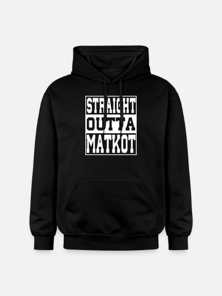 Matkot saying funny - Gildan Unisex Softstyle® Midweight Hoodie - black