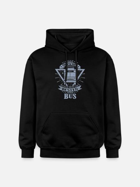 Busfahrer Geschenkideen - Gildan Unisex Softstyle® Midweight Hoodie - Schwarz