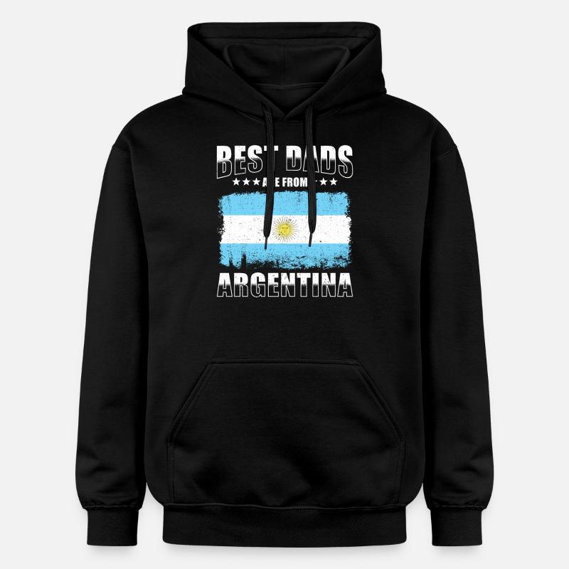 Père argentin - Sweat à capuche Softstyle® Gildan Unisexe - noir