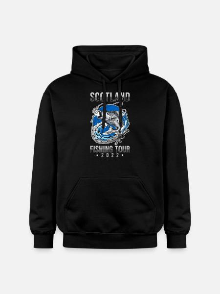 Fishing Trip Scotland 2022 - Gildan Unisex Softstyle® Midweight Hoodie - black