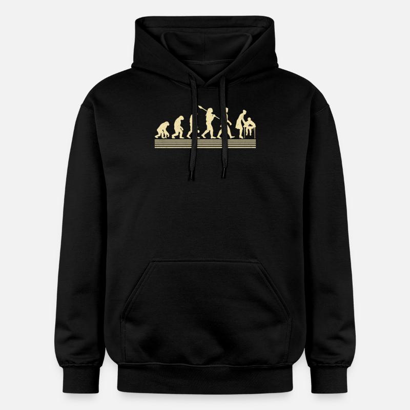 Évolution de l’enseignant du collège - Sweat à capuche Softstyle® Gildan Unisexe - noir