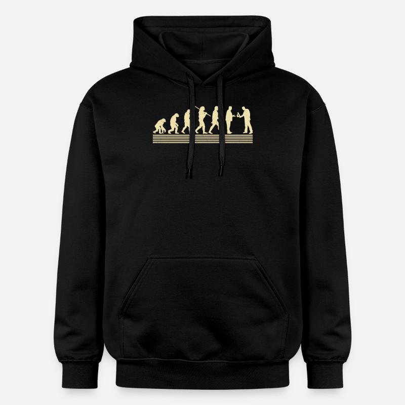 Évolution des banquiers - Sweat à capuche Softstyle® Gildan Unisexe - noir