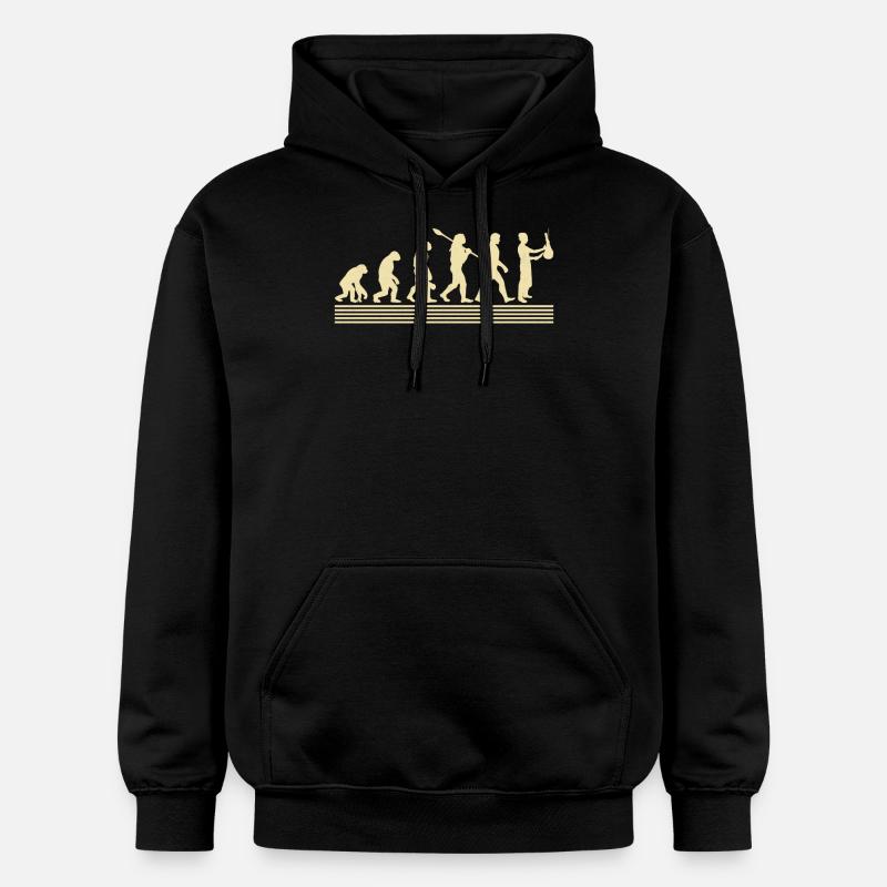Évolution de la boucherie - Sweat à capuche Softstyle® Gildan Unisexe - noir
