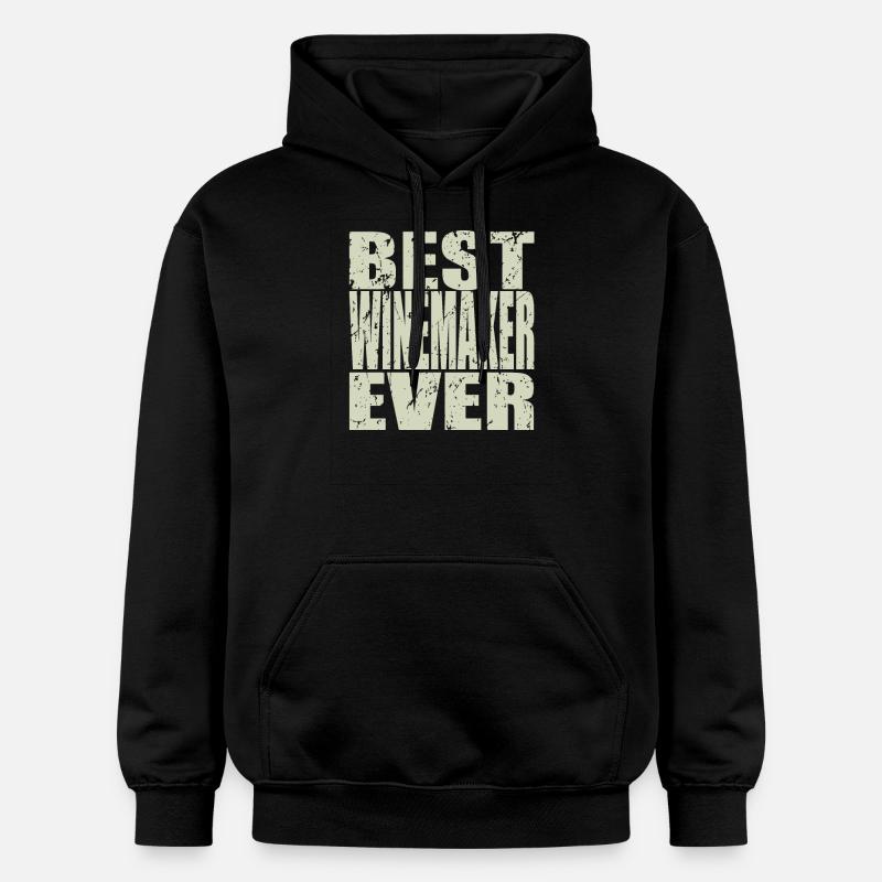 Best Winzer ever Winzer Geschenk - Gildan Unisex Softstyle® Midweight Hoodie - Schwarz