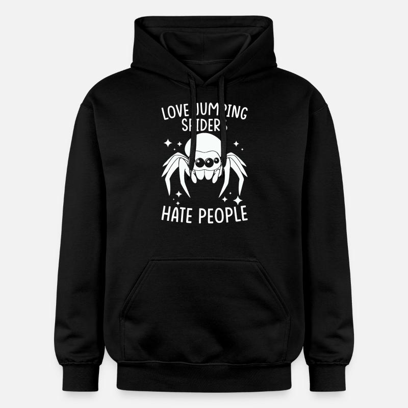 Dicton Jumping Spider - Sweat à capuche Softstyle® Gildan Unisexe - noir