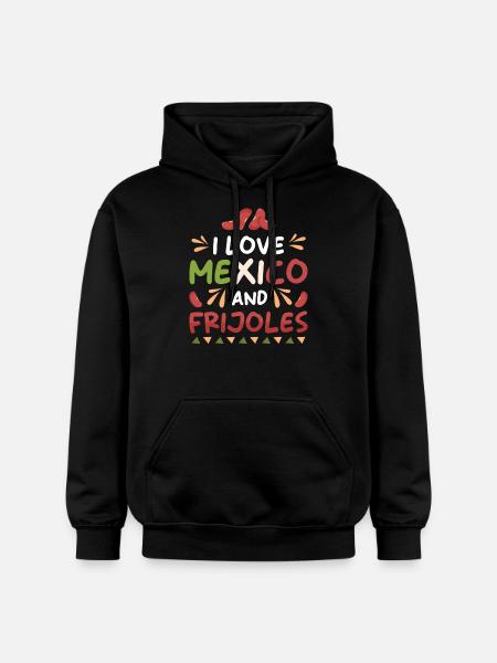 Frijoles - Gildan Unisex Softstyle® Midweight Hoodie - Schwarz
