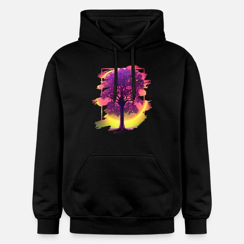 Arbre - Sweat à capuche Softstyle® Gildan Unisexe - noir