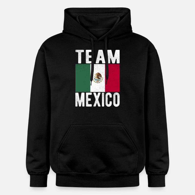 Drapeau du Mexique - Sweat à capuche Softstyle® Gildan Unisexe - noir