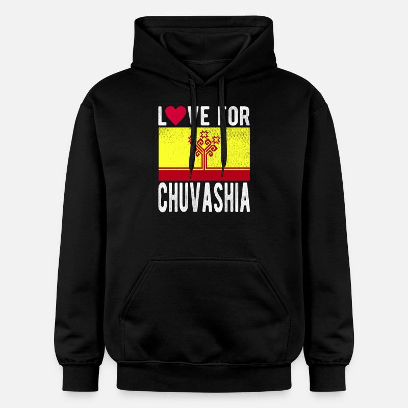 Souvenir de Tchouvachie - Sweat à capuche Softstyle® Gildan Unisexe - noir