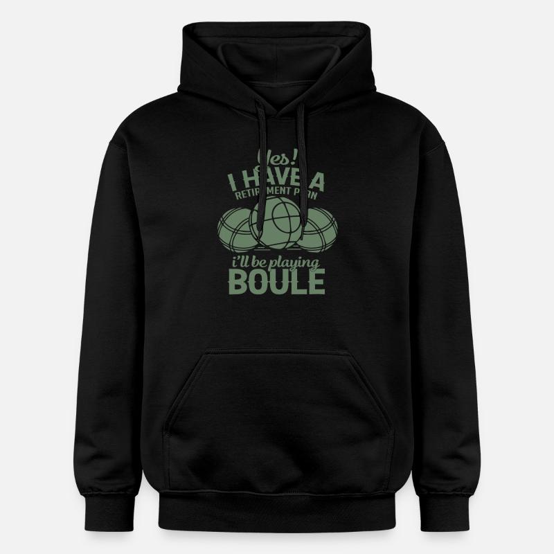 Régime de retraite Boule - Sweat à capuche Softstyle® Gildan Unisexe - noir