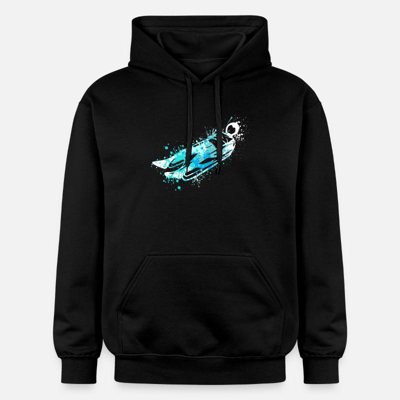Splash Snow Luge Sled - Sweat à capuche Softstyle® Gildan Unisexe - noir