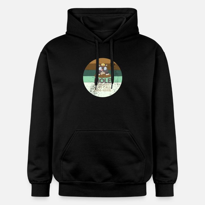 Mole Moles Chimie - Sweat à capuche Softstyle® Gildan Unisexe - noir