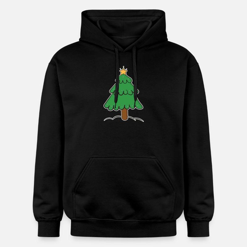 Arbre de Noël - Sweat à capuche Softstyle® Gildan Unisexe - noir