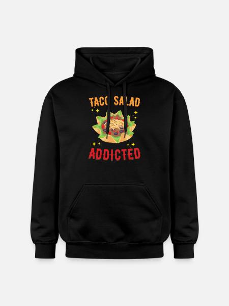 Taco Salad - Gildan Unisex Softstyle® Midweight Hoodie - black