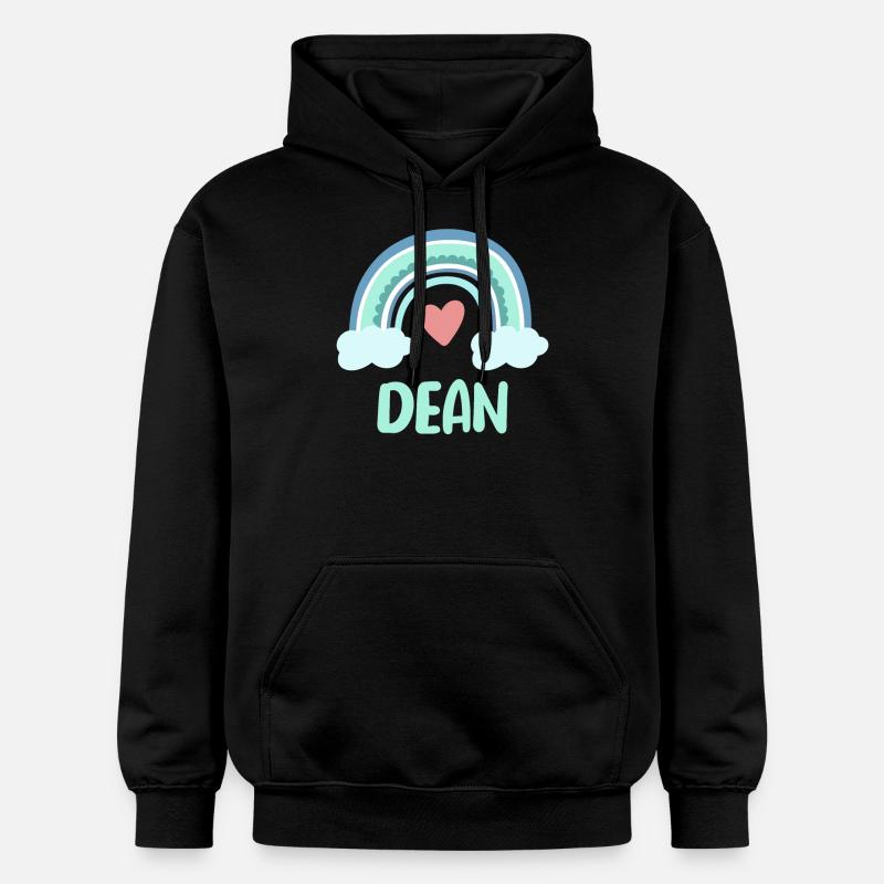 Dean Nom Rainbow Baby - Sweat à capuche Softstyle® Gildan Unisexe - noir