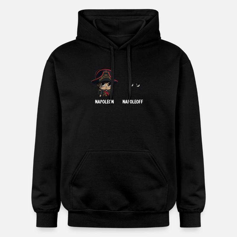 Napoléon Napoléon Joyeux Napoléon Bonaparte - Sweat à capuche Softstyle® Gildan Unisexe - noir