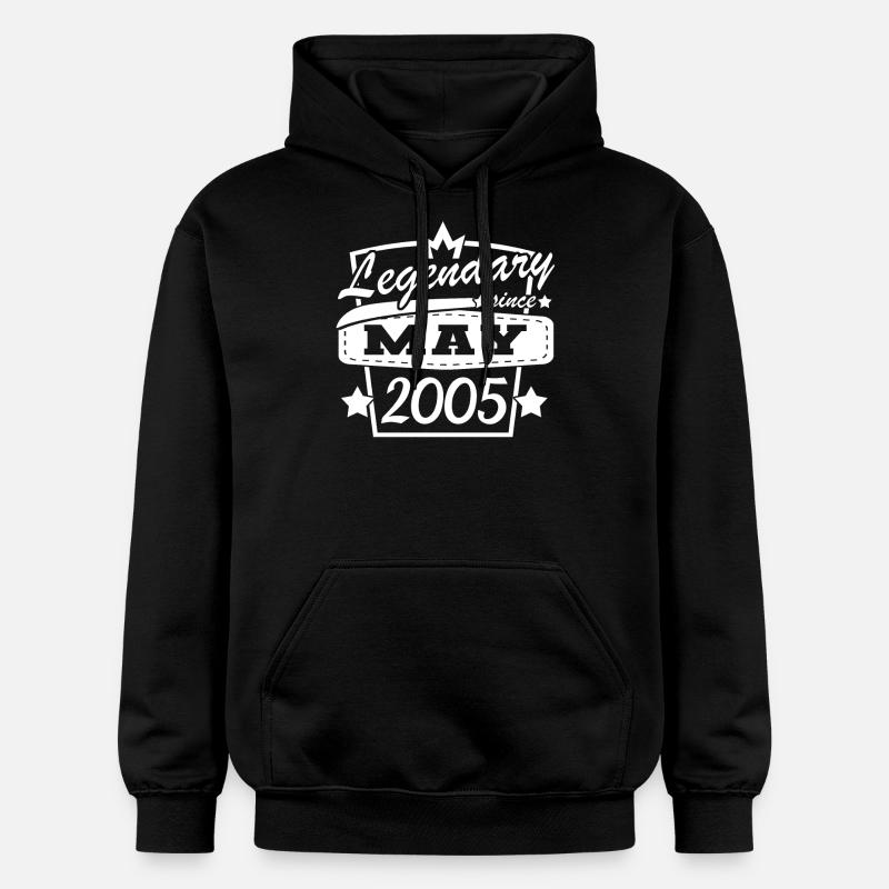 Légendaire depuis mai 2005 - Sweat à capuche Softstyle® Gildan Unisexe - noir