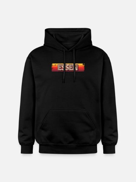 Essenerin Essener Essen - Felpa con cappuccio unisex Softstyle® Gildan con grammatura media - nero