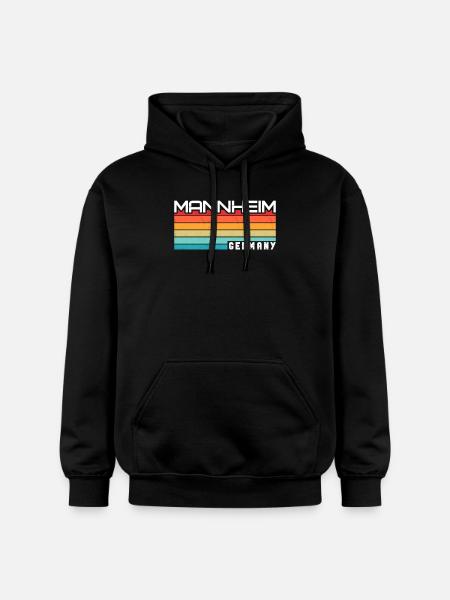 Mannheimerin Mannheimer Mannheim - Gildan Unisex Softstyle® Midweight Hoodie - black